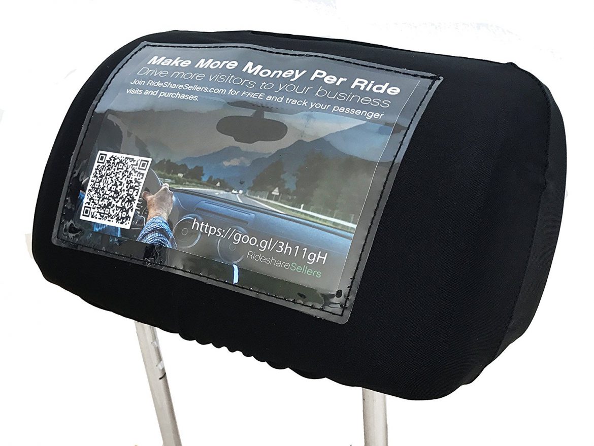 Head Rest Cover with Advertising